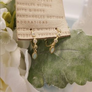 Anthropologie shades of sea stone earrings
